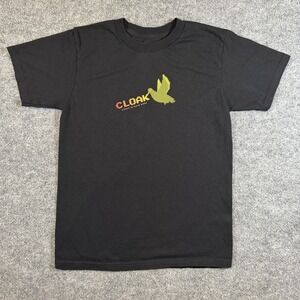 CLOAK Bird Powerline Graphic Print Logo Cotton Unisex T-Shirt Small Markiplier